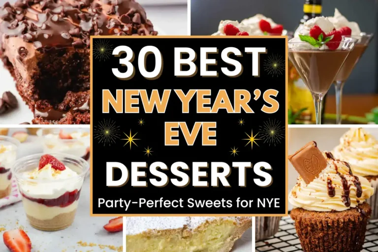 30 Best New Year’s Eve Dessert Ideas (Easy & Festive Recipes)