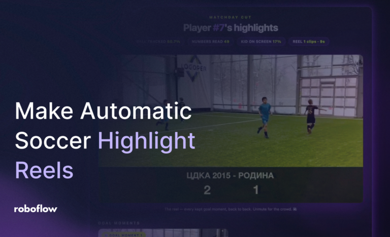 Auto-Cut Soccer Highlight Reels with Computer Vision