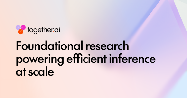 Foundational research powering efficient inference at scale