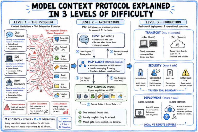 Model Context Protocol Explained in 3 Levels of Difficulty