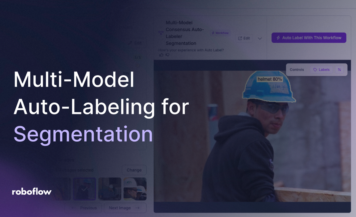 Multi-Model Segmentation Auto Labeling with Workflows