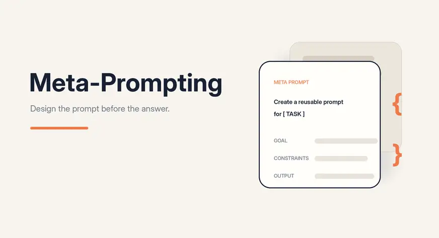 What is Meta Prompting? A Guide to Designing Reusable Prompts