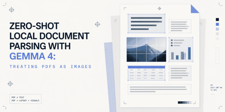 Zero-Shot Local Document Parsing with Gemma 4: Treating PDFs as Images