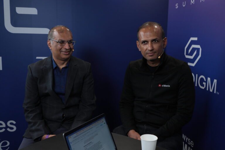 Sid Sheth, founder, president and chief executive officer of d-Matrix Corp. and Sudeep Bhoja, founder and chief executive officer of d-Matrix Corp., talk to theCUBE about fast token generation — RAISE Summit 2026